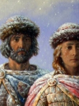 Святые благоверные князья-страстотерпцы Борис и Глеб фото